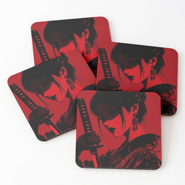 Item preview, Beautiful Samurai girl in elegant kimono designed and sold by Velvet Smoke Images.
