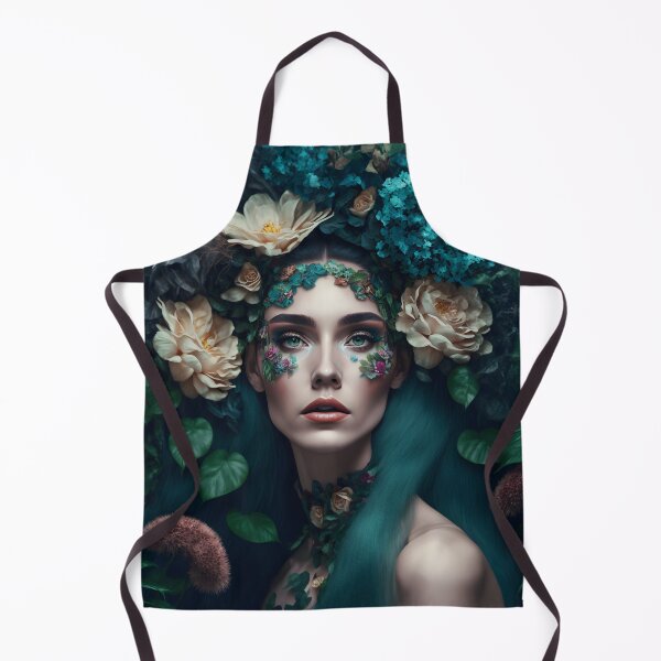 Item preview, Goddess of Nature with Organic and Floral Style - Fantastic Photographic Art that Unites Human Beauty and the Plant World designed and sold by Hipatye26.