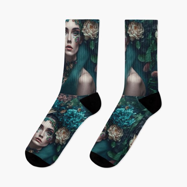 Item preview, Goddess of Nature with Organic and Floral Style - Fantastic Photographic Art that Unites Human Beauty and the Plant World designed and sold by Hipatye26.