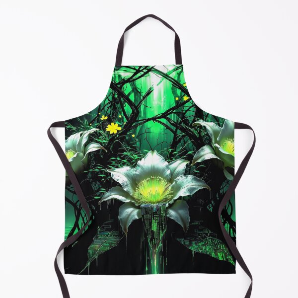 Item preview, Digital Pollination Cybernetic Floral Tech Art designed and sold by Insomnia Art Designs.