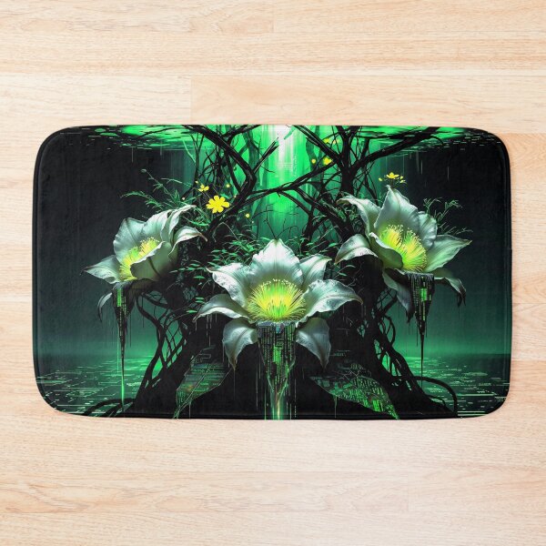 Item preview, Digital Pollination Cybernetic Floral Tech Art designed and sold by Insomnia Art Designs.