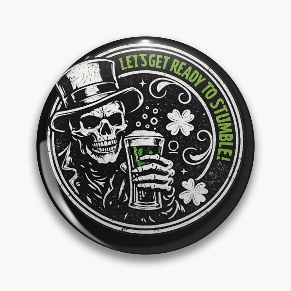 Item preview, Let’s Get Ready to Stumble – Funny St Patrick’s Day Skeleton Drinking Design designed and sold by GarnerSupplyCo.