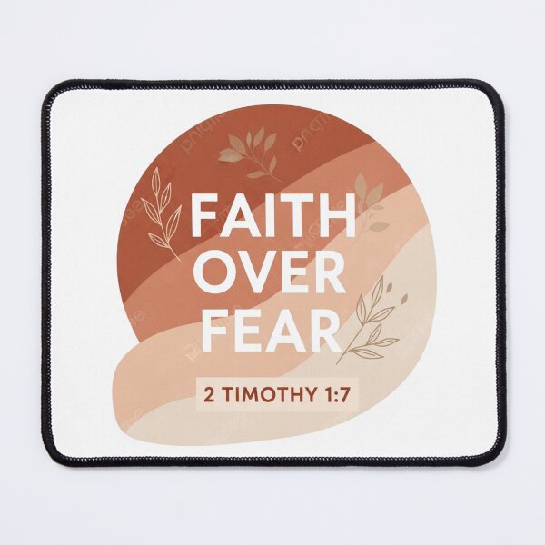 Item preview, Faith Over Fear Sticker – 2 Timothy 1:7 – Neutral Christian Boho Decal designed and sold by Illustrated Faith.