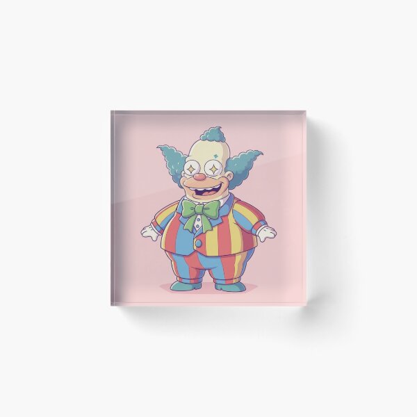 Item preview, Krusty the Clown Kawaii Sparkling Happy Clown designed and sold by DohLab.
