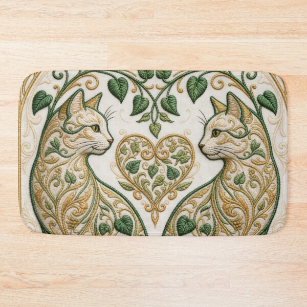 Item preview, Feline Nature Potos Heart and Cats designed and sold by Ciervo Primavera.