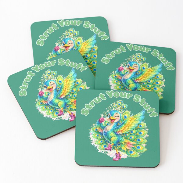 Item preview, Strut Your Stuff Cute Cartoon Peacock Design designed and sold by M.Store.