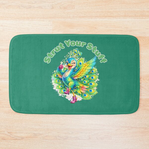 Item preview, Strut Your Stuff Cute Cartoon Peacock Design designed and sold by M.Store.