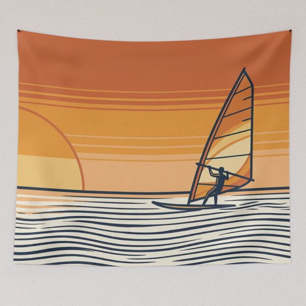 Item preview, Sunset Windsurfer designed and sold by 0penvimark.