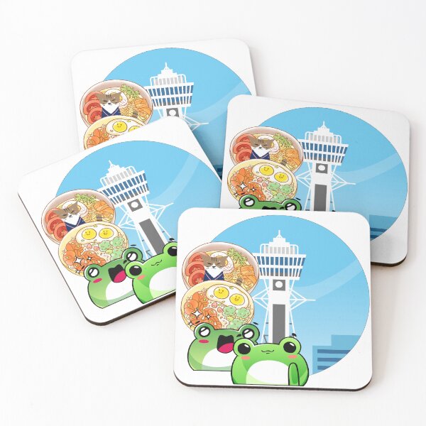 Item preview, Gourmet Discovery in Sapporo with Cat and Frogs designed and sold by Kanniax.