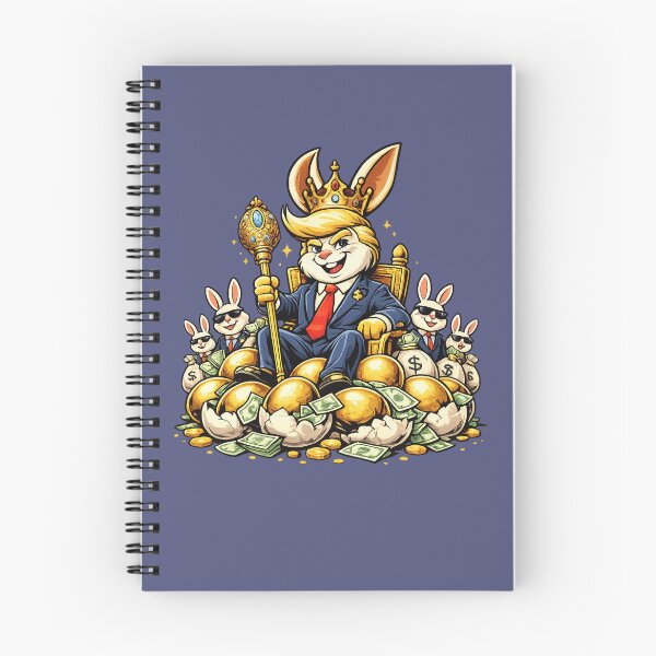 Item preview, Bunny Boss Trump on Golden Eggs – Funny Rich Easter Bunny Design designed and sold by JustViralShirts.