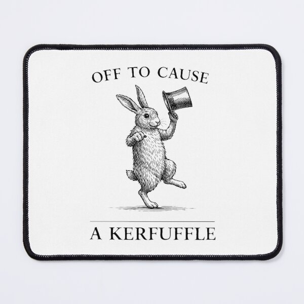 Item preview, Off To Cause A Kerfuffle - Wizard Rabbit designed and sold by Lichtisign.