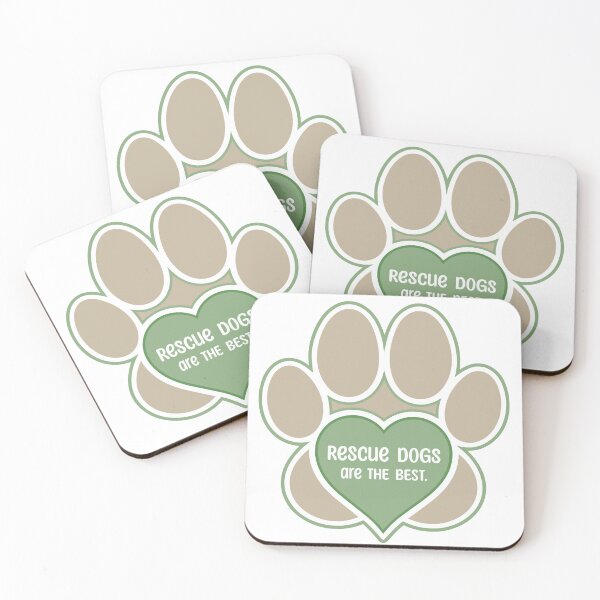 Item preview, Rescue Dogs are the Best designed and sold by The Artful Paw.
