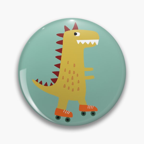 Item preview, Dinosaur In Skates designed and sold by everelevenco.