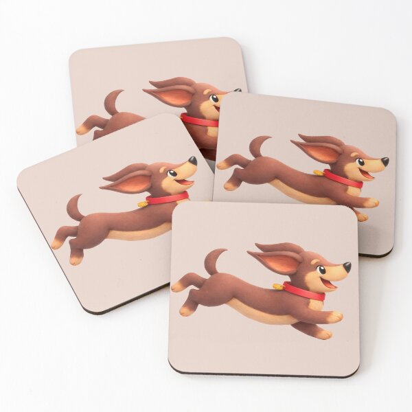 Item preview, Happy Dachshund Running - Happy Dachshund Running designed and sold by Kokoristudio.