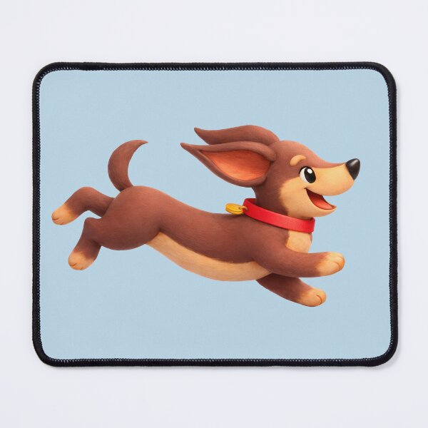 Item preview, Happy Dachshund Running - Happy Dachshund Running designed and sold by Kokoristudio.
