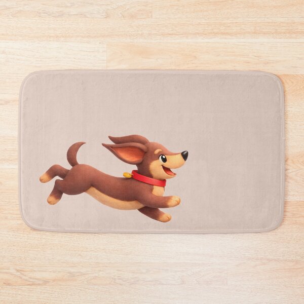 Item preview, Happy Dachshund Running - Happy Dachshund Running designed and sold by Kokoristudio.