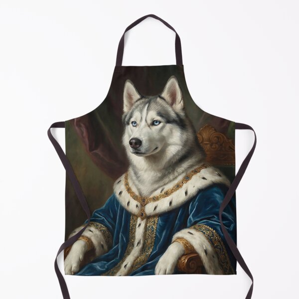 Item preview, Majestic Husky King Classical Portrait designed and sold by Rutvain.