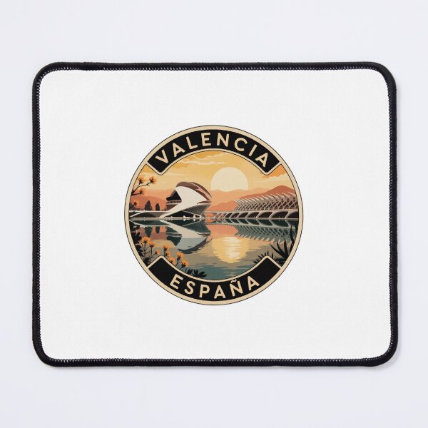 Item preview, Valencia Spain: City of Arts and Sciences Retro Illustration designed and sold by CircinusStore.