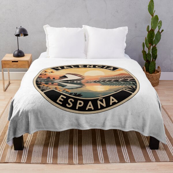 Item preview, Valencia Spain: City of Arts and Sciences Retro Illustration designed and sold by CircinusStore.