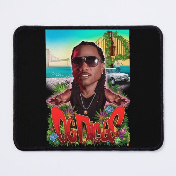 Item preview, OG Diggs Bay Area Legend – Golden Gate Cannabis Cartoon Street Art designed and sold by DyfunctionalTee.