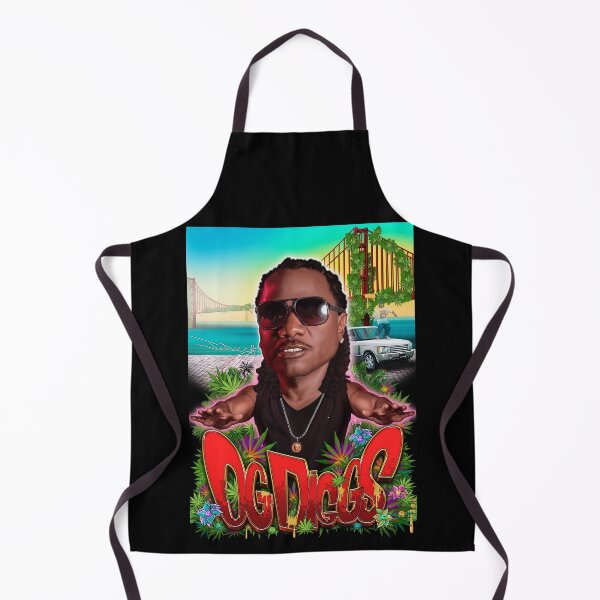 Item preview, OG Diggs Bay Area Legend – Golden Gate Cannabis Cartoon Street Art designed and sold by DyfunctionalTee.