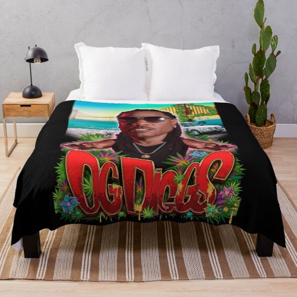 Item preview, OG Diggs Bay Area Legend – Golden Gate Cannabis Cartoon Street Art designed and sold by DyfunctionalTee.