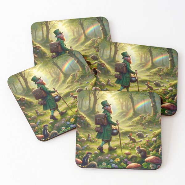 Item preview, Leprechaun Rainbow Woodland Journey designed and sold by NancyzKreations.
