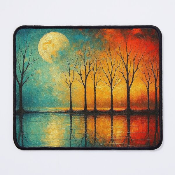 Item preview, Dual Horizon Reflections Abstract Landscape designed and sold by Joey Santiago.
