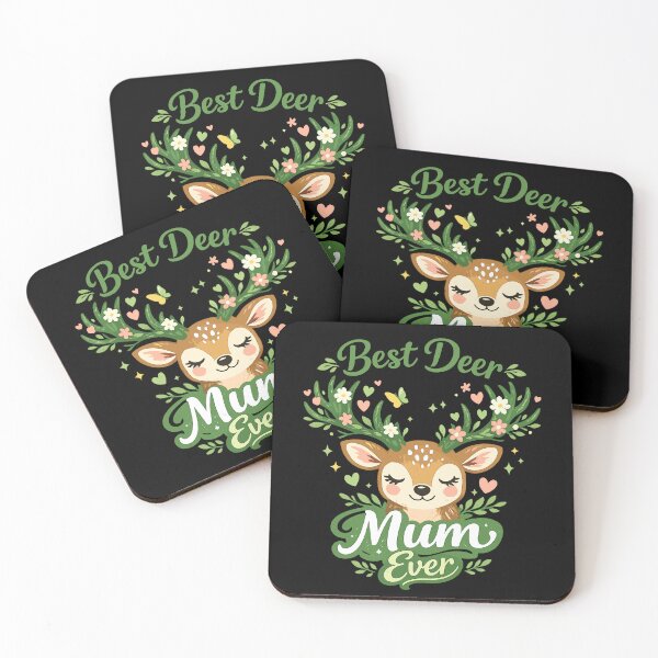 Item preview, Best Deer Mum Ever designed and sold by Valascanza.
