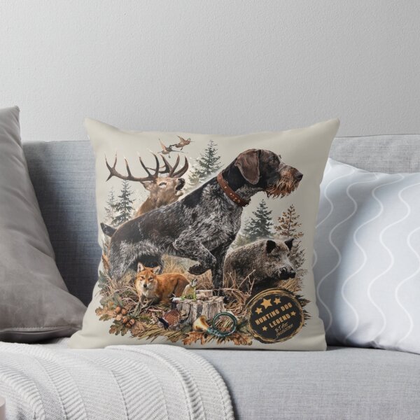 Item preview, German Wirehaired Pointer Hunting Dog Legend designed and sold by TammyHunterArt.