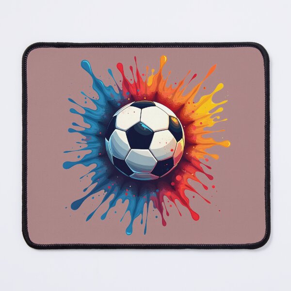 Item preview, Color Splash Soccer Ball Shirt – Dynamic Football Paint Explosion Design designed and sold by relso.