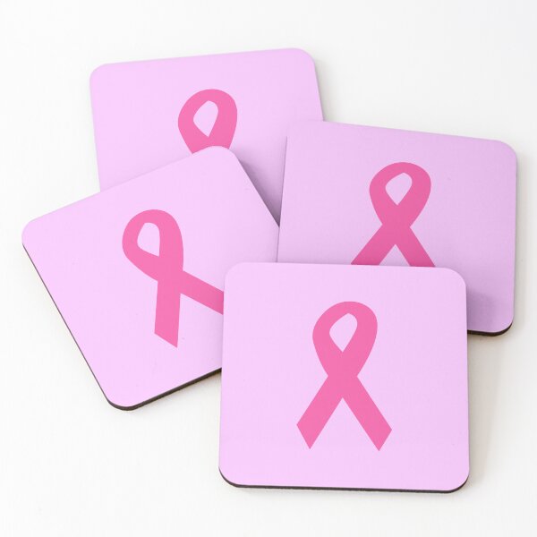 Item preview, Dark Pink Ribbon on Light Pink designed and sold by coribeth.