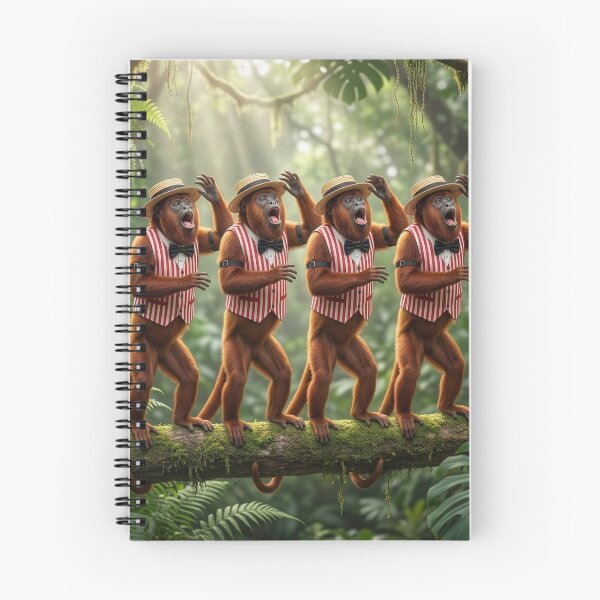 Item preview, Howler Monkey Barbershop Quartet designed and sold by Tridentulus.