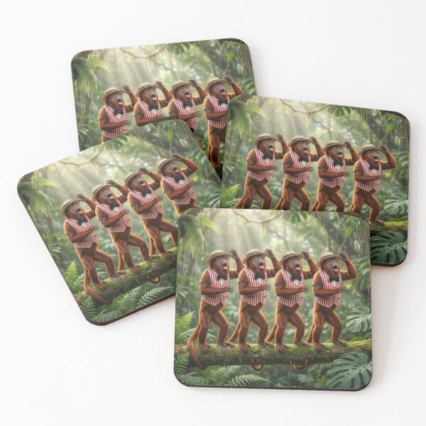 Item preview, Howler Monkey Barbershop Quartet designed and sold by Tridentulus.