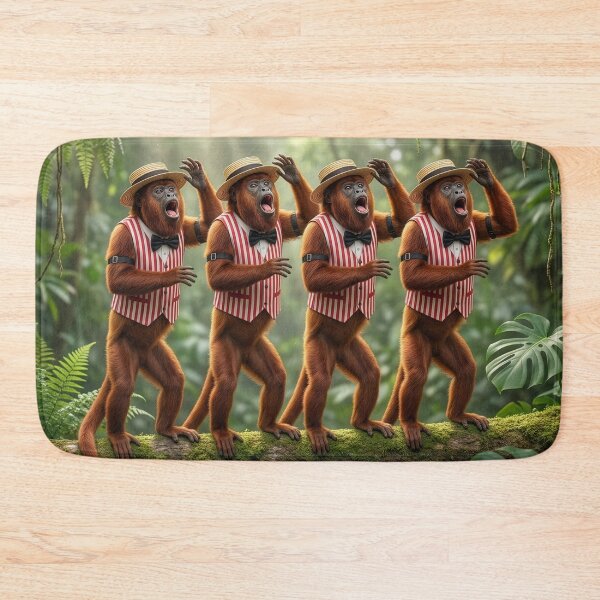 Item preview, Howler Monkey Barbershop Quartet designed and sold by Tridentulus.