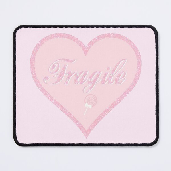 Item preview, pink cutesy girly girl sticker - fragile designed and sold by inainart.