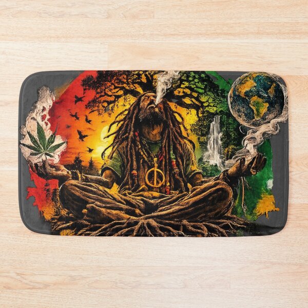Item preview, Spiritual Meditating Man with Cosmic Tree designed and sold by Shirtaholism.