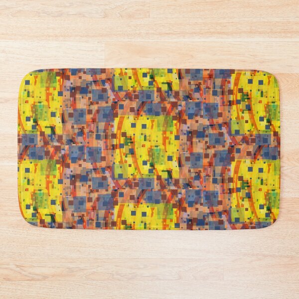 Item preview, ABSTRACT: yellow square designed and sold by Hyper Orange Arts.