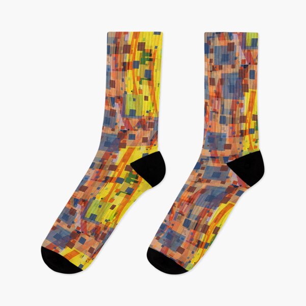 Item preview, ABSTRACT: yellow square designed and sold by Hyper Orange Arts.