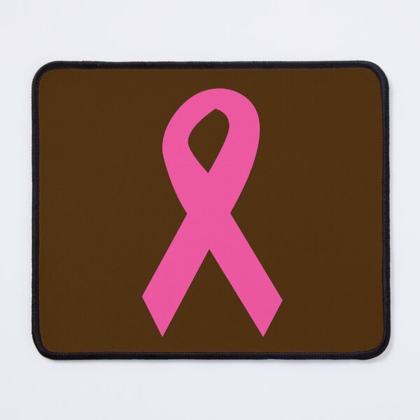 Item preview, Dark Pink Ribbon on Brown designed and sold by coribeth.