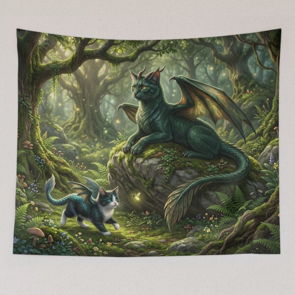Item preview, Shadowclaw and the Firefly designed and sold by ArcaneCritters.