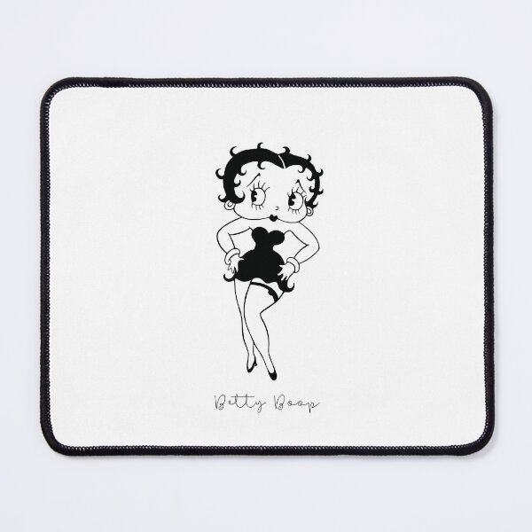 Item preview, Vintage Cartoon Pin-Up · Retro Black and White Illustration · Classic Animation Icon · Minimalist Line Art - Calligraphy designed and sold by Atropa Parcae.