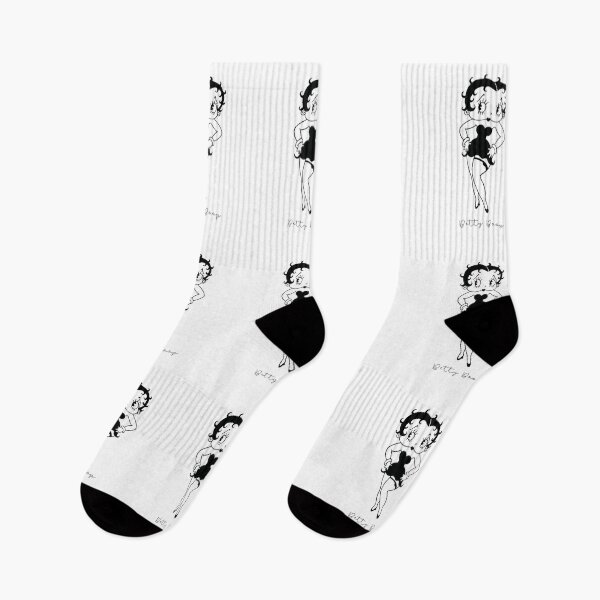 Item preview, Vintage Cartoon Pin-Up · Retro Black and White Illustration · Classic Animation Icon · Minimalist Line Art - Calligraphy designed and sold by Atropa Parcae.
