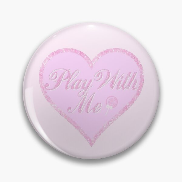 Item preview, pink cutesy girly girl sticker - play with me designed and sold by inainart.