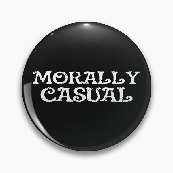 Item preview, Morally Casual (White) designed and sold by Rabidt + Designs.