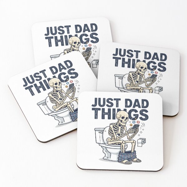 Item preview, Just Dad Things Skeleton Shirt – Funny Bathroom Humor Design - Father's day gift designed and sold by relso.