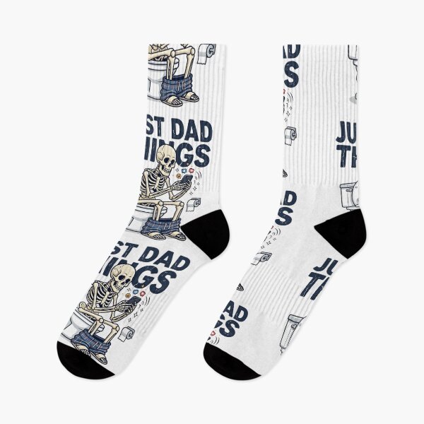 Item preview, Just Dad Things Skeleton Shirt – Funny Bathroom Humor Design - Father's day gift designed and sold by relso.