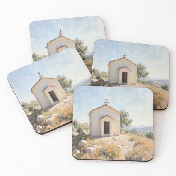 Item preview, Chapel at Dawn on Hill designed and sold by Devotica.
