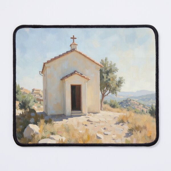 Item preview, Chapel at Dawn on Hill designed and sold by Devotica.