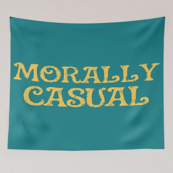 Item preview, Morally Casual (Gold) designed and sold by Rabidt + Designs.